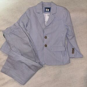 Seer Sucker Blazer and Pants Set